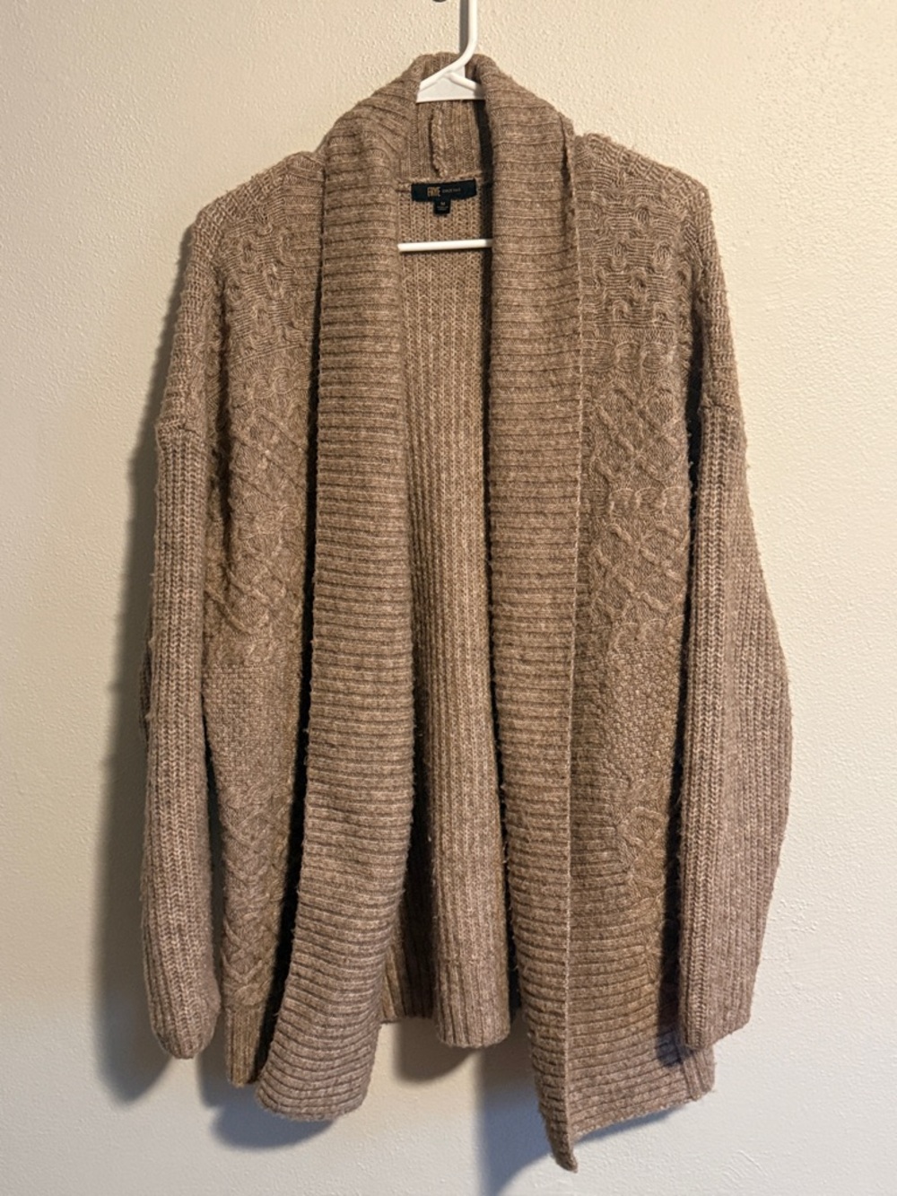 Frye Co Chunky Knit Neutral Cardigan